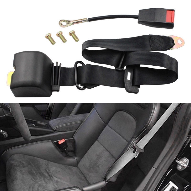Swing Seat Belt - 3-Point Car Fully Automatic Retractable Self-Locking