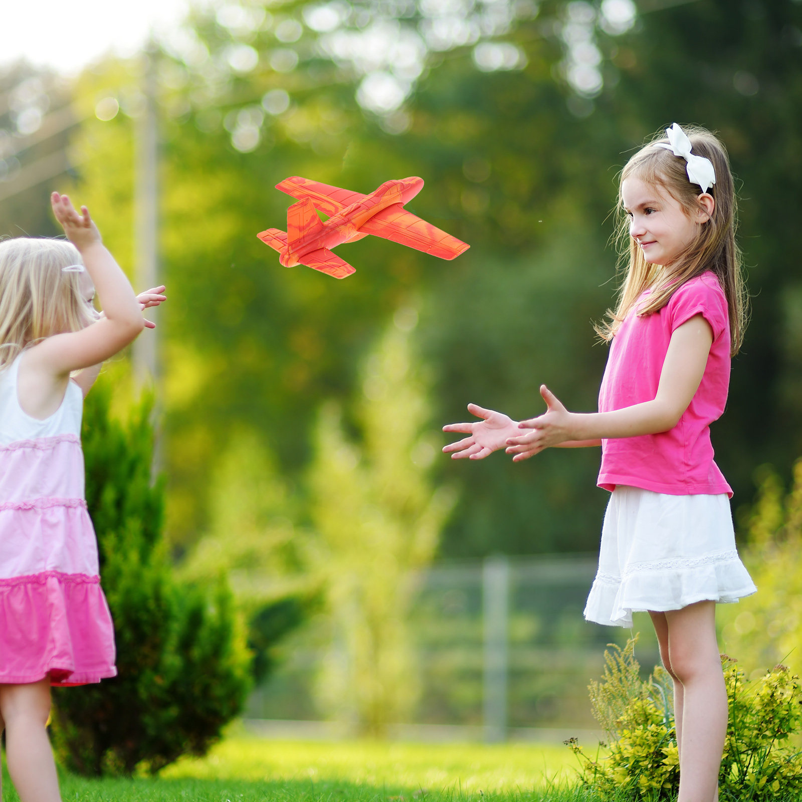 Kids Indoor Outdoor Games - Premium Lightweight Foam Glider Plane for