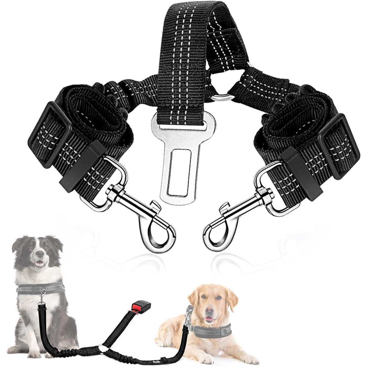 Swing Seat Belt - Pet Seat Vehicle Dog Harness Lead