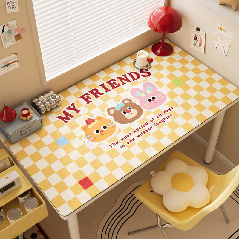 Leather Rectangle Desk Pad for - Kids Outdoor Mat Waterproof recension och pris
