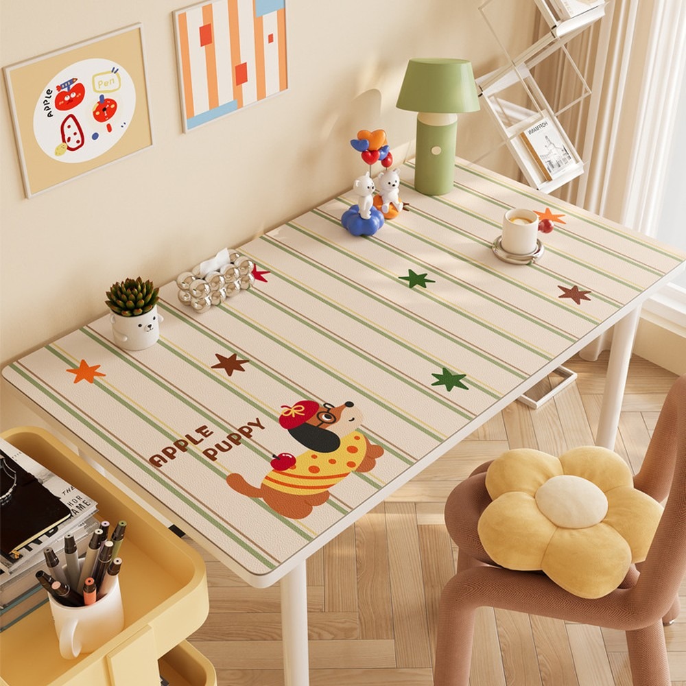 Leather Rectangle Desk Pad for - Kids Outdoor Mat Waterproof recension och pris