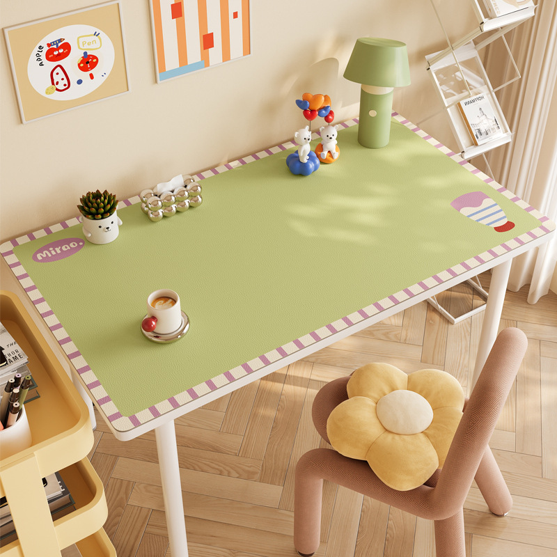 Leather Rectangle Desk Pad for - Kids Outdoor Mat Waterproof recension och pris