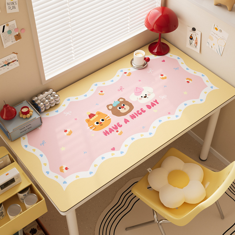Leather Rectangle Desk Pad for - Kids Outdoor Mat Waterproof recension och pris