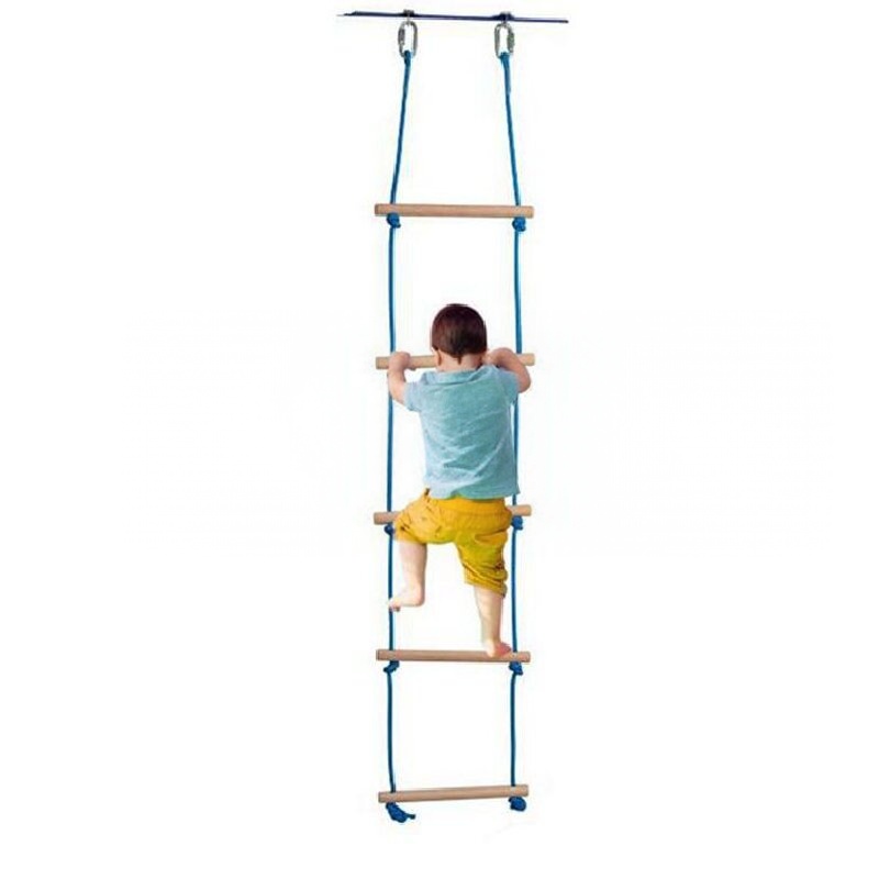 Children Climbing Rope Ladder  - Kids Outdoor Wooden Playset recension och pris