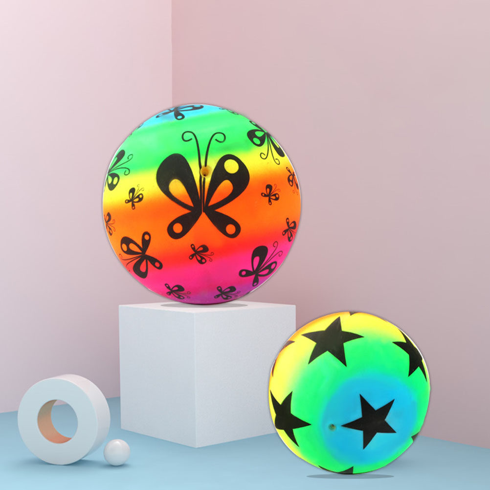6Pcs Inflatable Beach Balls Co - Kids Indoor Outdoor Games recension och pris