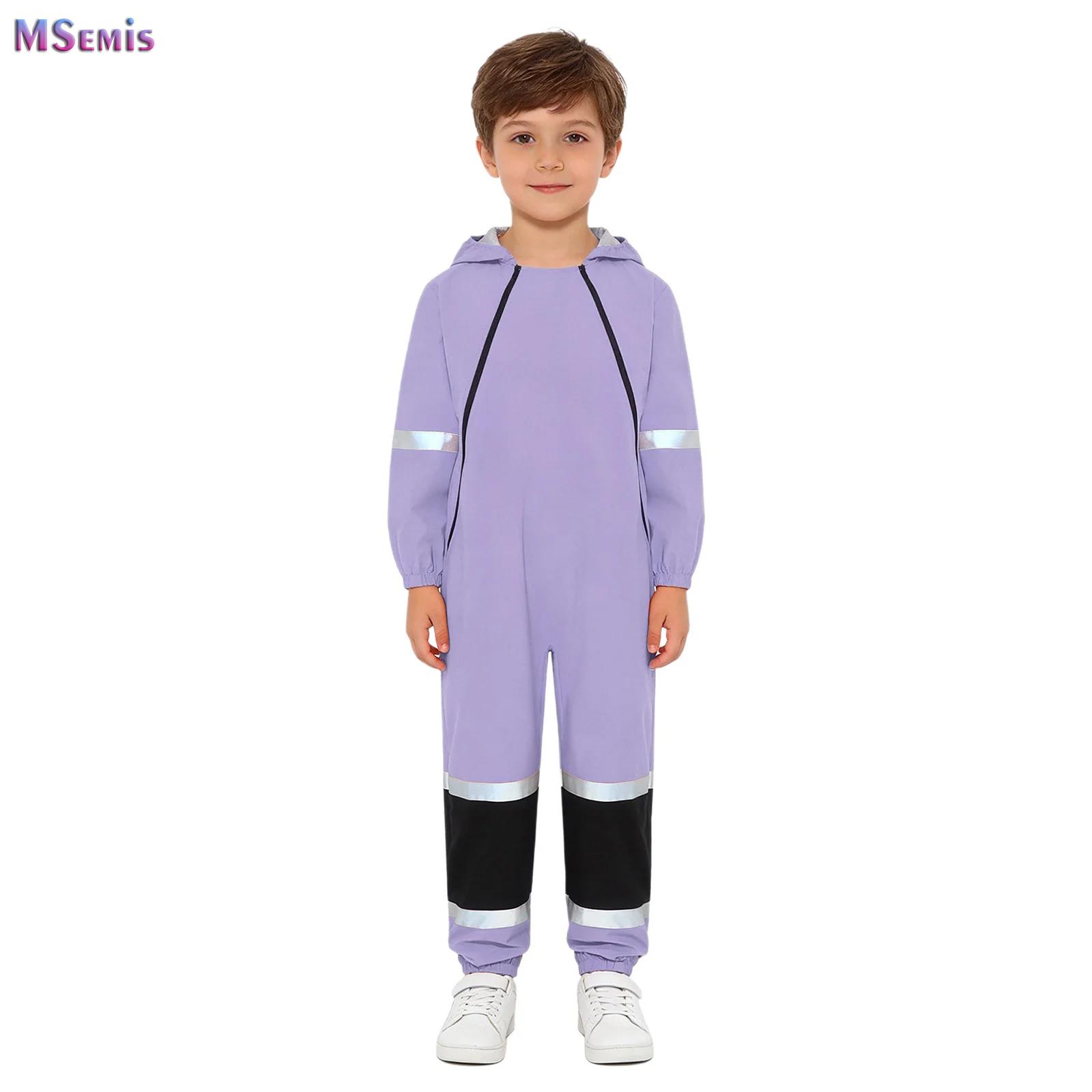Boys Girls Rain Suit Waterproo - Kids Outdoor Overalls recension och pris