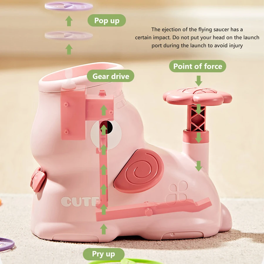 Air Discs Launcher Kids Indoor - Kids Indoor Outdoor Games recension och pris