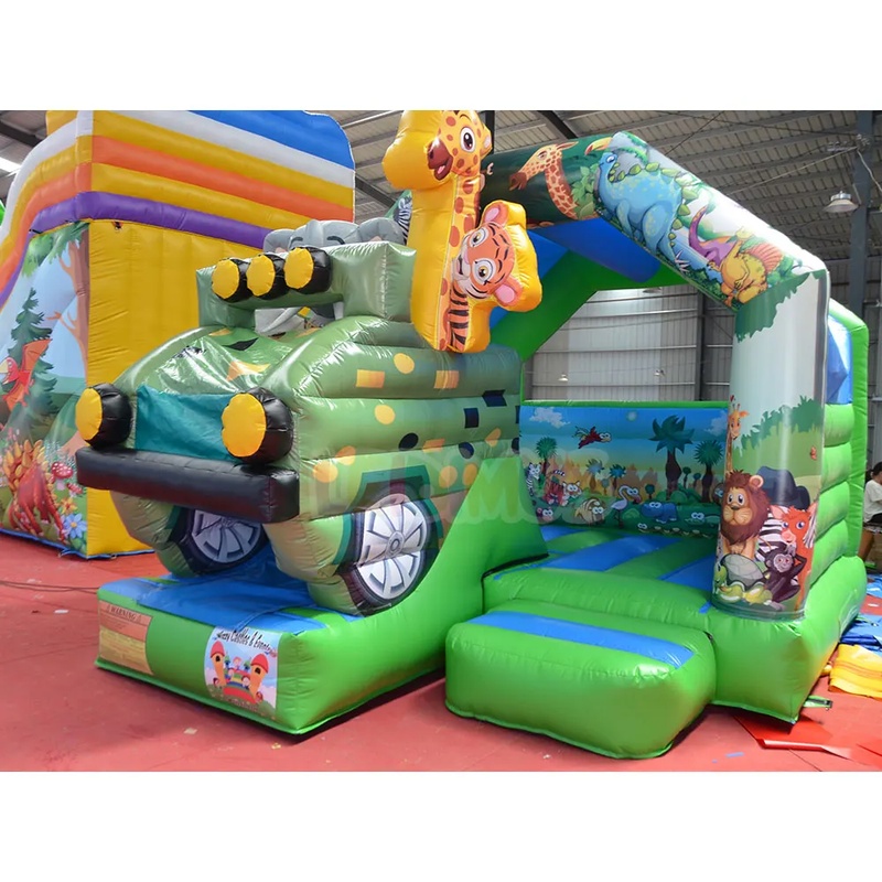 Safari Jeep Theme Inflatable B - Kids Outdoor Jeep recension och pris