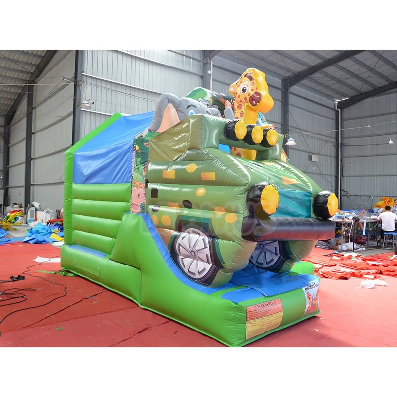Safari Jeep Theme Inflatable B - Kids Outdoor Jeep recension och pris