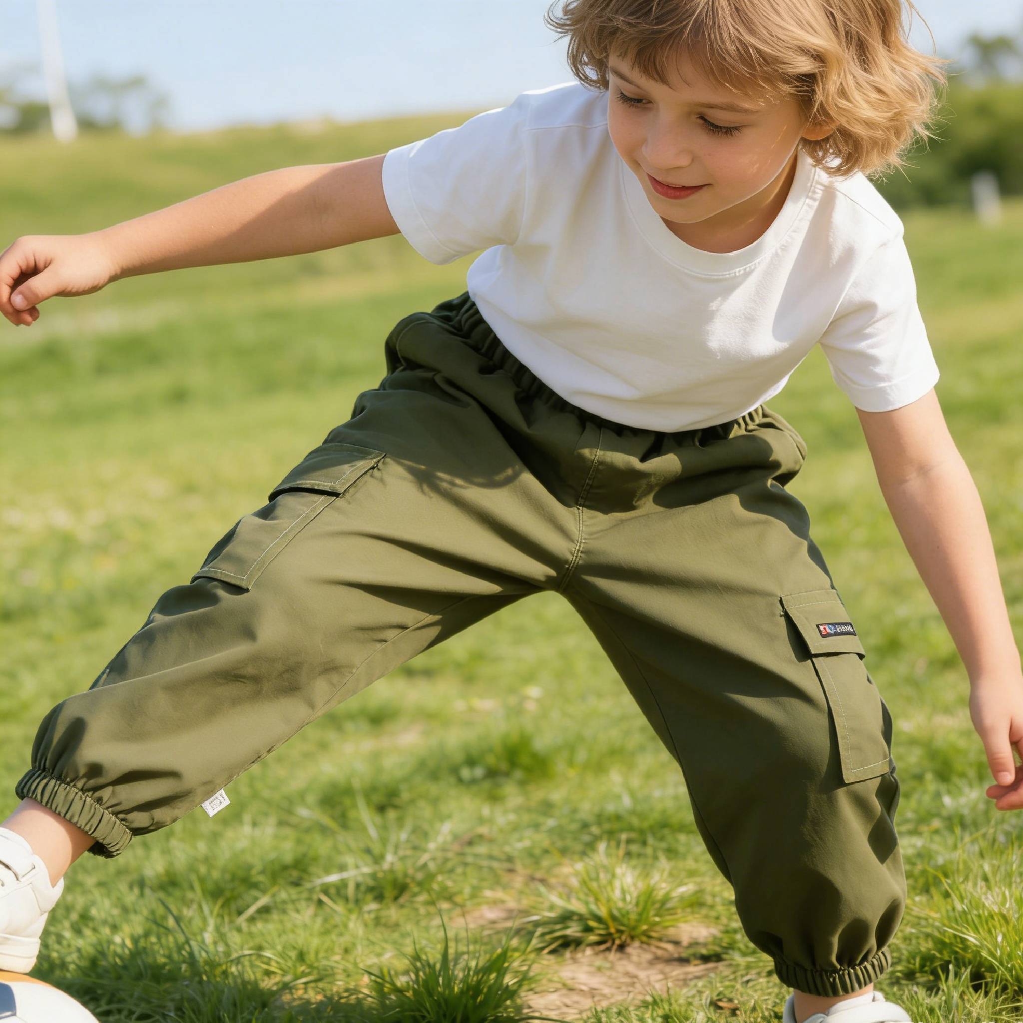 Spring Boys Pants 2026 Fashion - Kids Outdoor Overalls recension och pris