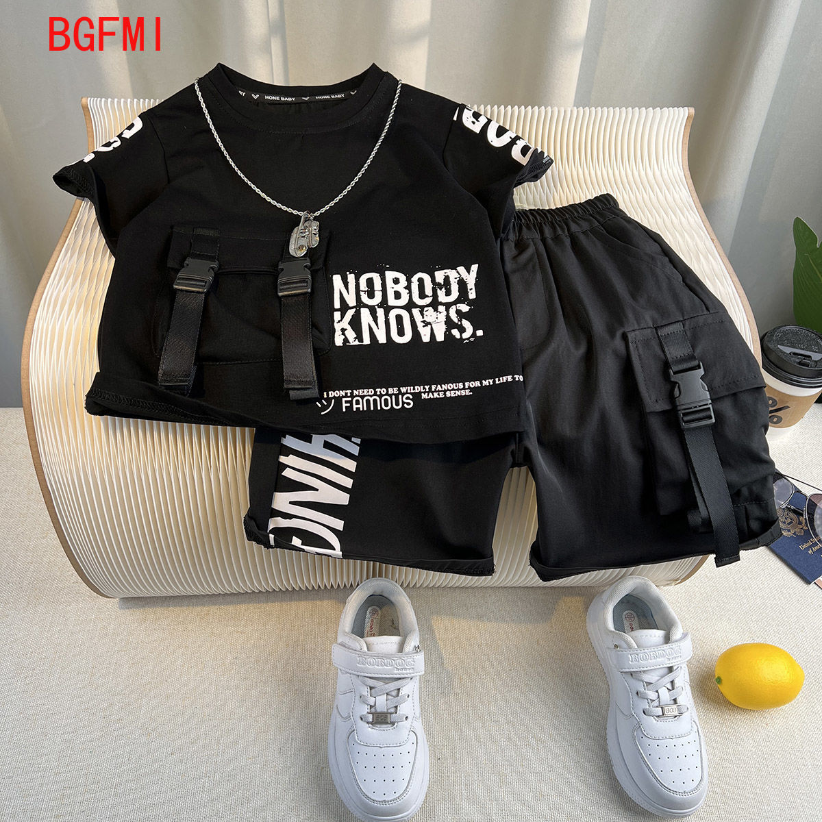 Baby Boy Clothes Set Summer Ko - Kids Outdoor Overalls recension och pris