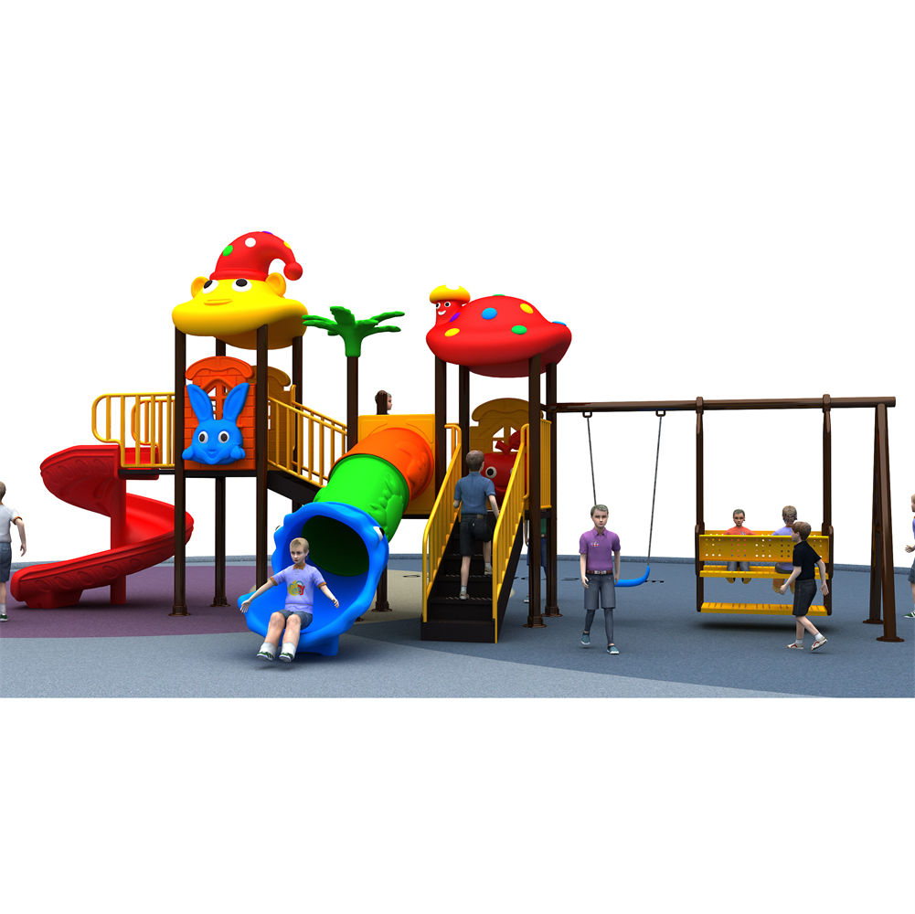 China Manufacturer Cheap Play  - Kids Outdoor Jungle Gym With Slide recension och pris
