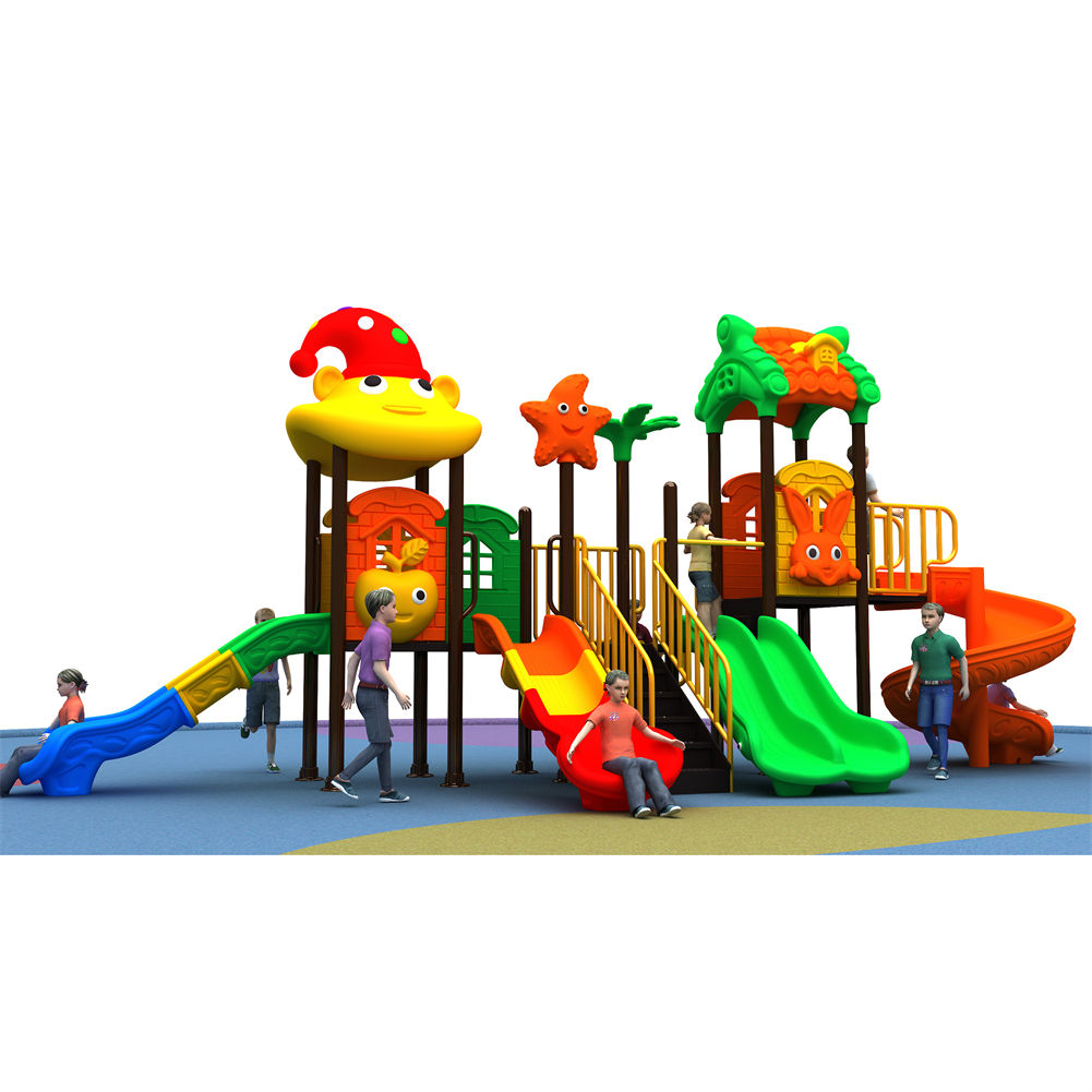 China Manufacturer Cheap Play  - Kids Outdoor Jungle Gym With Slide recension och pris