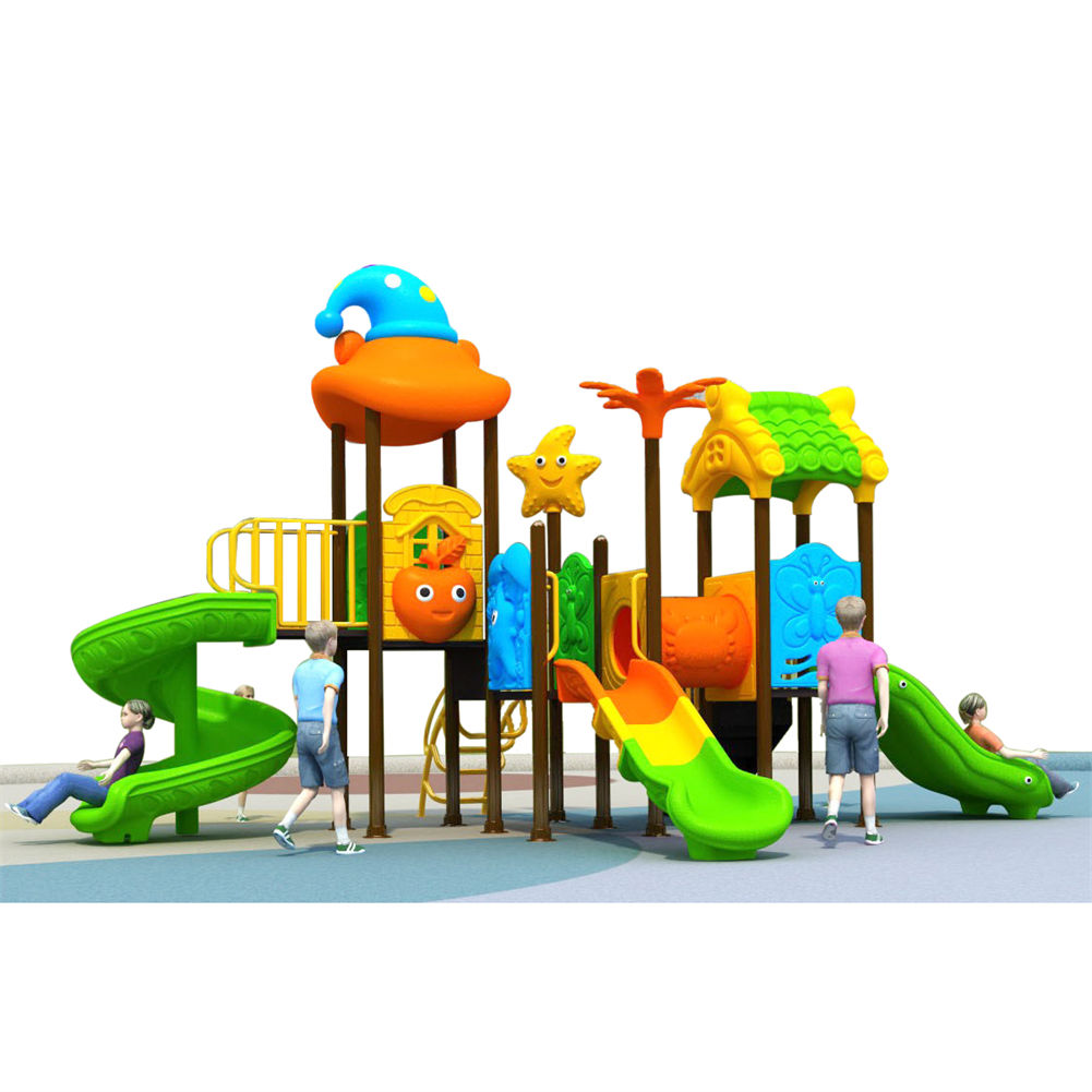 China Manufacturer Cheap Play  - Kids Outdoor Jungle Gym With Slide recension och pris