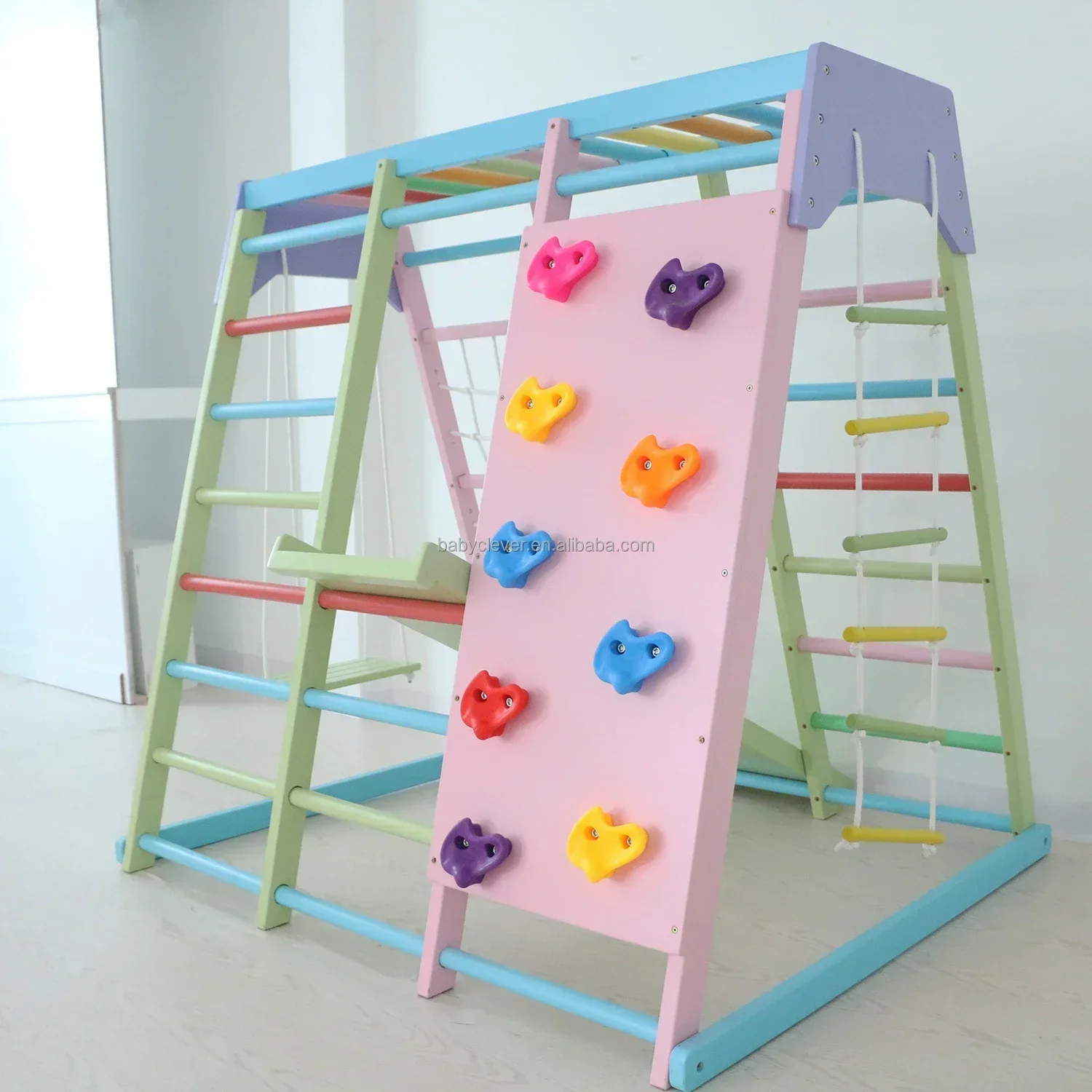 Wholesale Children Toddler Kid - Kids Outdoor Jungle Gym With Slide recension och pris