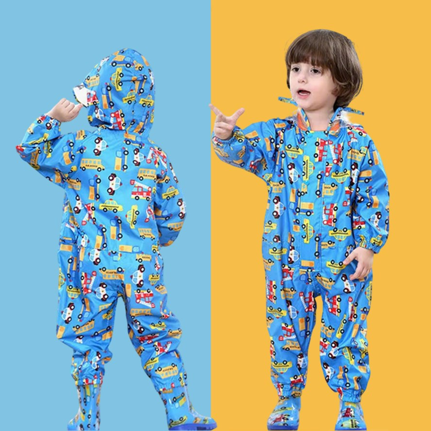 Kids Rainsuit Overalls Fashion - Kids Outdoor Overalls recension och pris