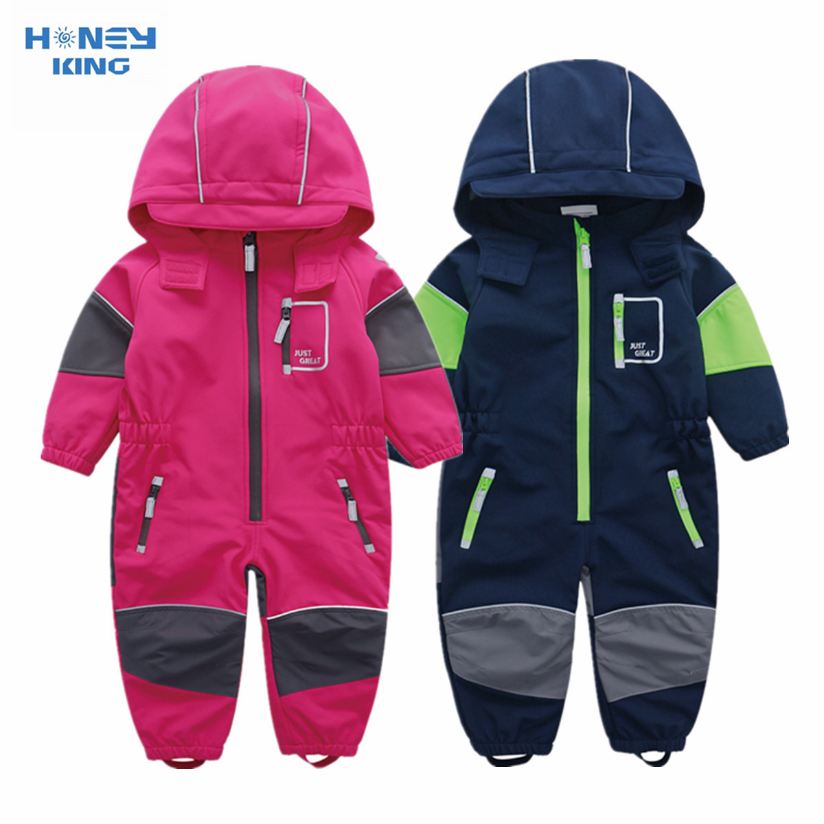 HONEYKING Children's Softshell - Kids Outdoor Overalls recension och pris