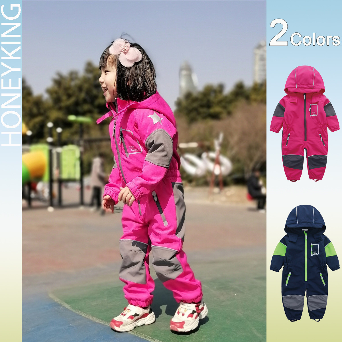 HONEYKING Children's Softshell - Kids Outdoor Overalls recension och pris