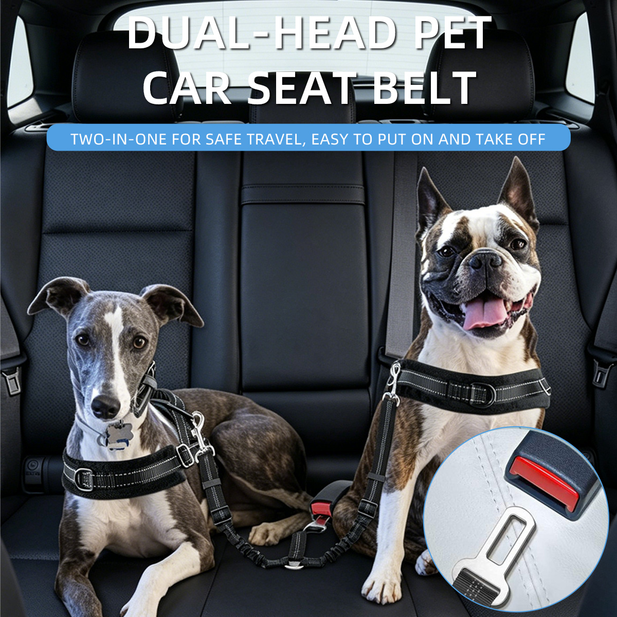 Pet Seat Vehicle Dog Harness L - Swing Seat Belt recension och pris