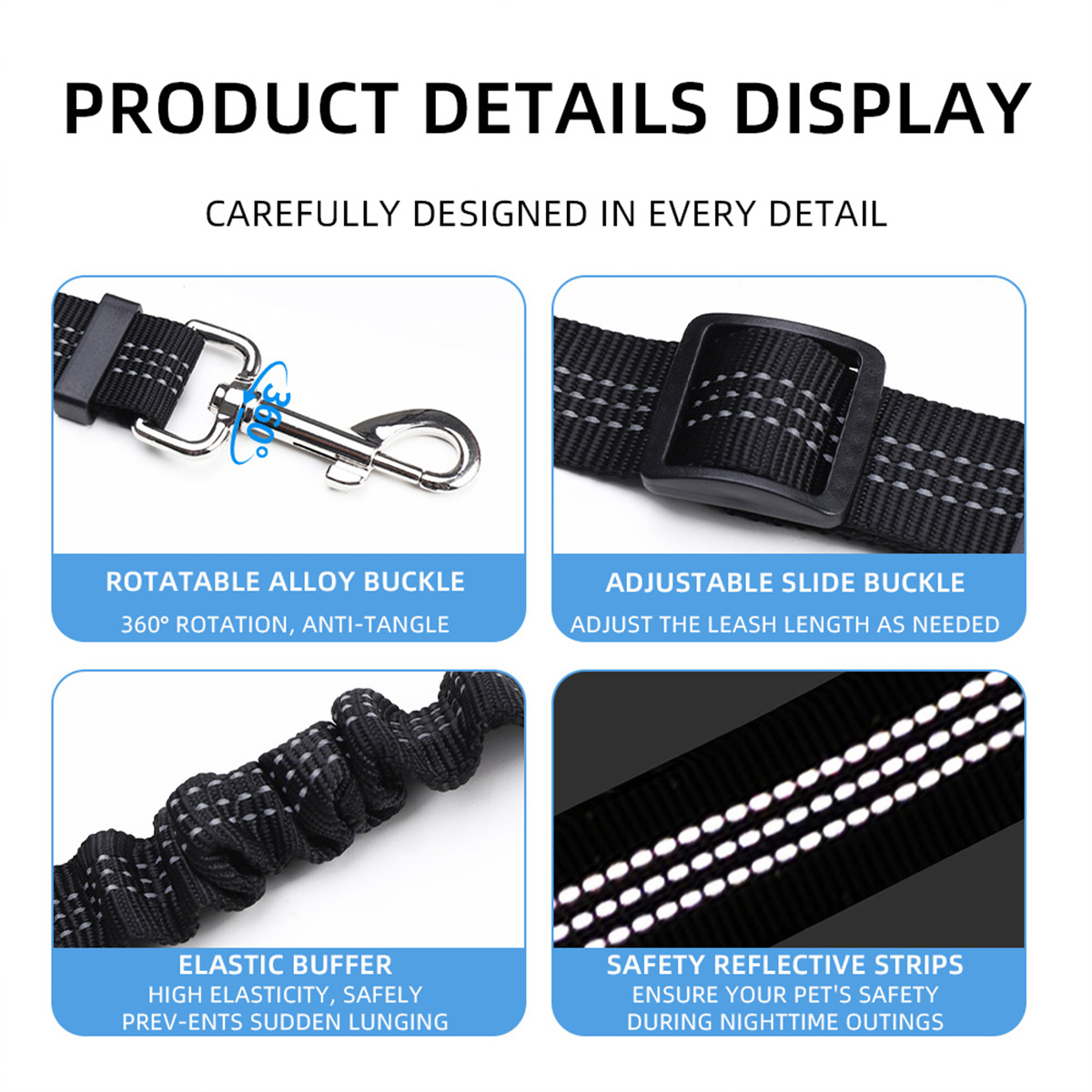 Pet Seat Vehicle Dog Harness L - Swing Seat Belt recension och pris