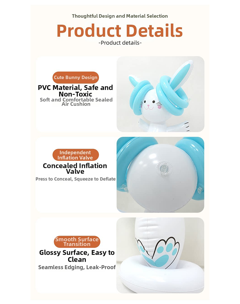 Easter Inflatable Bunny Ring T - Kids Indoor Outdoor Games recension och pris