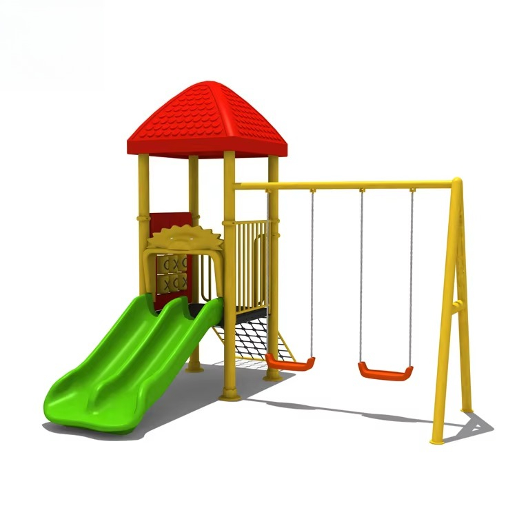 Steel Playground Equipment, Co - Kids Outdoor Swing And Slide recension och pris