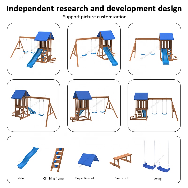 Play Centre - Garden Courtyard - Kids Outdoor Wooden Playset recension och pris