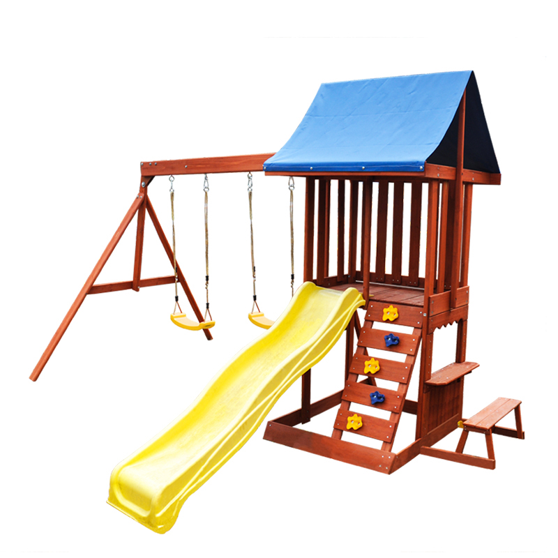 Play Centre - Garden Courtyard - Kids Outdoor Wooden Playset recension och pris