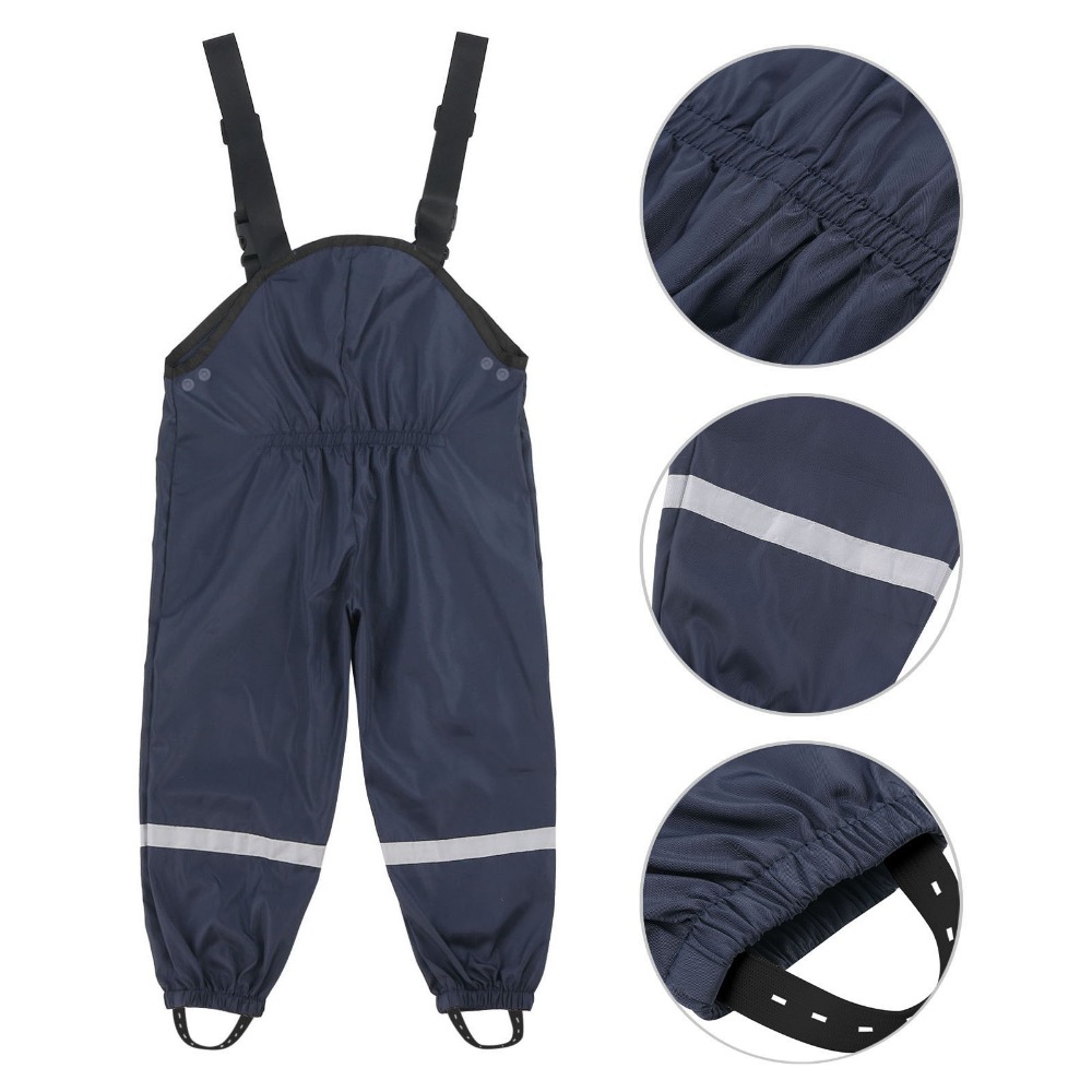 Kids PU Waterproof Rain Pants  - Kids Outdoor Overalls recension och pris