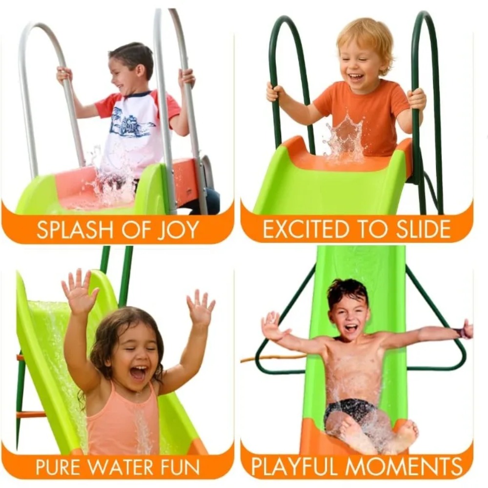 Patio Umbrellas-Playground Sli - Kids Outdoor Swing And Slide recension och pris