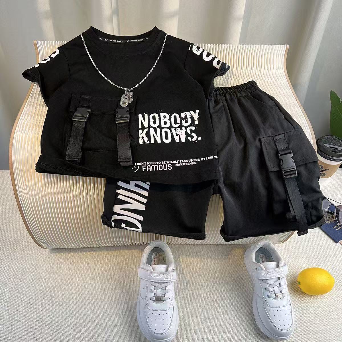 Baby Clothes Set Summer Korean - Kids Outdoor Overalls recension och pris
