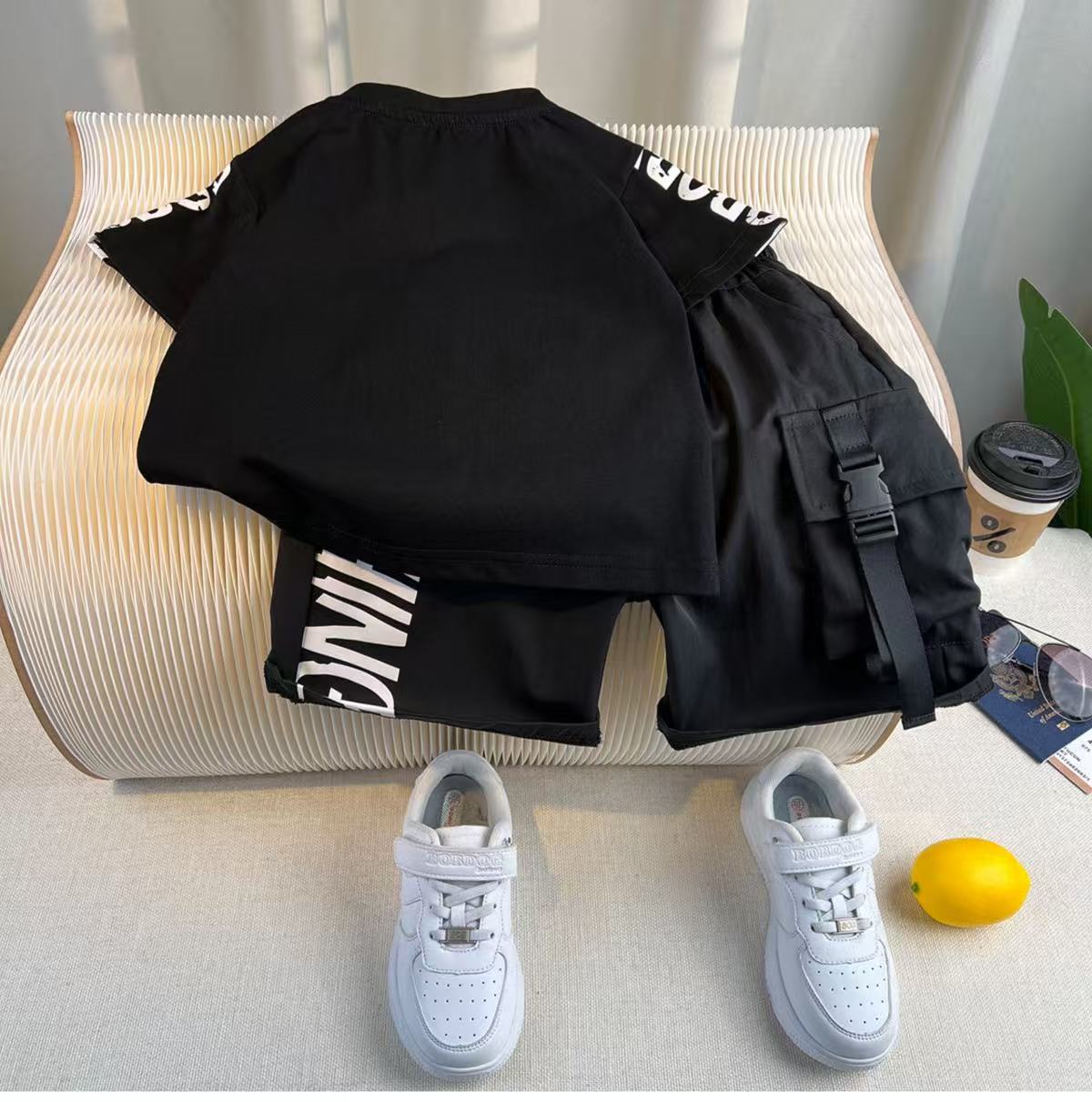 Baby Clothes Set Summer Korean - Kids Outdoor Overalls recension och pris