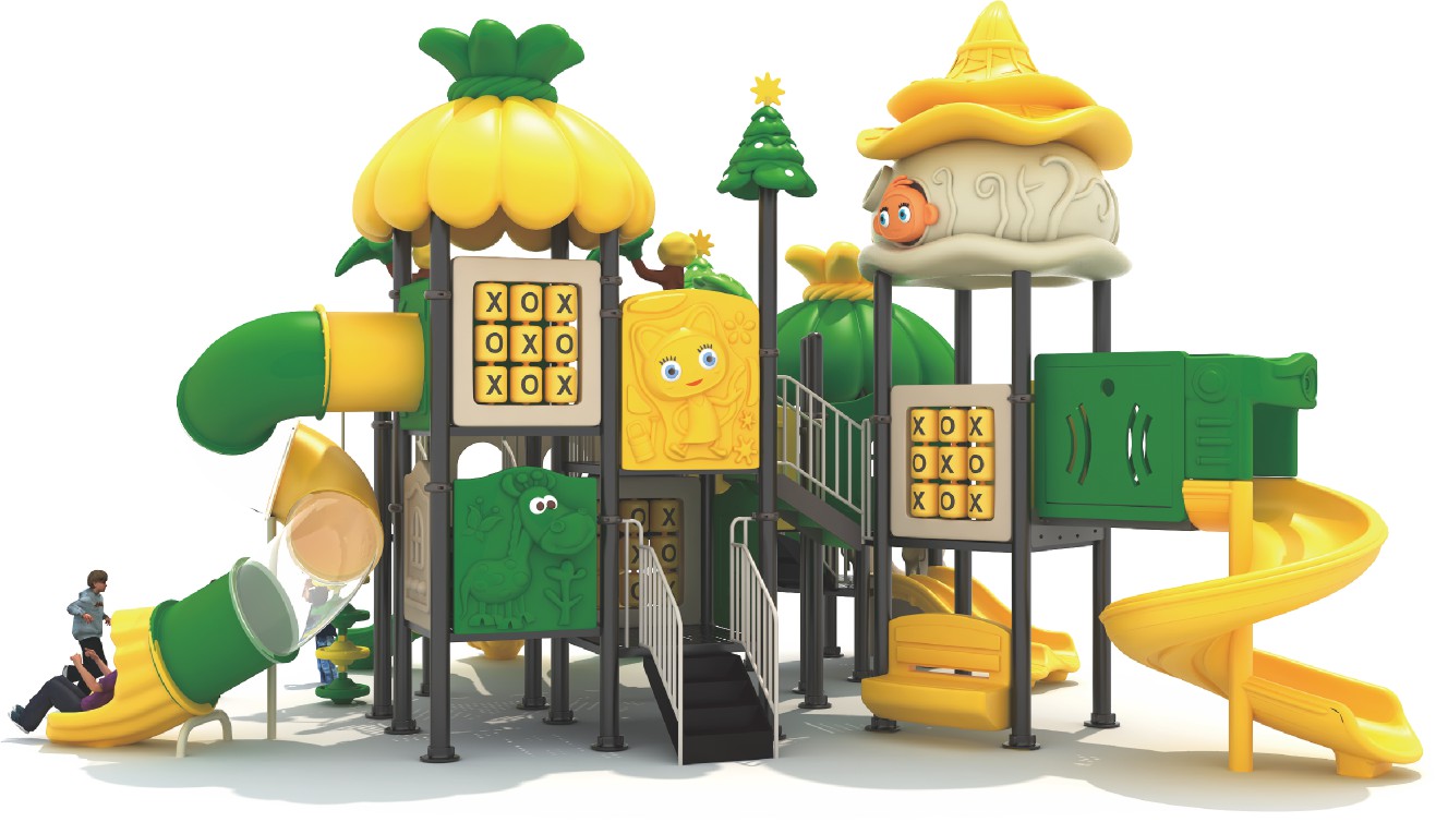 Forest Theme Garden Outdoor Pl - Kids Outdoor Jungle Gym With Slide recension och pris